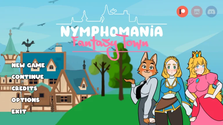 Cover art for NYMPHOMANIA: FANTASY TOWN [V1.5 PUBLIC] [UNIFOX GAME STUDIO]