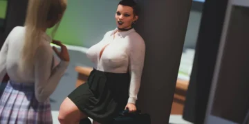 Angel and demon Goth BBW