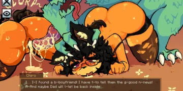 Gamer Struggles Monster Creampie