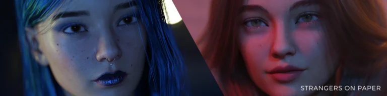 Cover art for STRANGERS ON PAPER [CH.2 V0.2.2] [GLOOMY GHOST STUDIO]