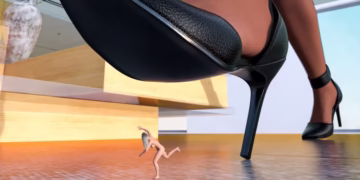 BETWEEN HER TOES Masturbation